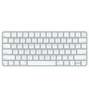 Безжична Клавиатура Apple Magic Keyboard with Touch ID MK293BG/A, Бял