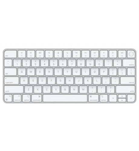 Безжична Клавиатура Apple Magic Keyboard with Touch ID MK293BG/A, Бял