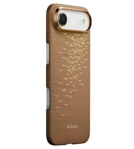 Magsafe Калъф за iPhone Air, Pitaka Edge Golden Glint Case, Златист