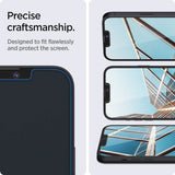 Стъклен Протектор за iPhone 13 Pro / 13, Spigen EZ Fit Glass 2бр., Прозрачен (4)
