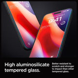 Стъклен Протектор за iPhone 17 Pro, Spigen EZ Fit Glass 2бр., Прозрачен (5)