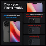 Стъклен Протектор за iPhone 17 Pro, Spigen EZ Fit Glass 2бр., Прозрачен (4)