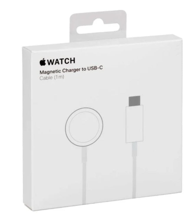 Оригинално Зарядно USB-C за Apple Watch, Magnetic Fast Charging Cable 1m mlwj3zm/a, Бял