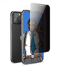 Затъмняващ Стъклен Протектор за iPhone 17, Blueo Privacy 5D Glass, Черен (Bulk)