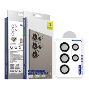 Протектор за Камерата на Samsung S25 Ultra, Blueo Cam Lens Glass, Черен