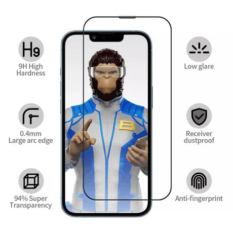 Противозаслепяващ Протектор за iPhone 17 Pro, Blueo Anti-Reflective Glass, Прозрачен (3)