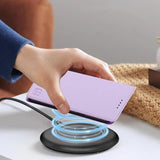 Кожен Калъф с Джобове за Xiaomi 15T, Rfid Wallet Case, Лилав (10)