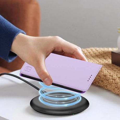 Кожен Калъф с Джобове за Xiaomi 15T, Rfid Wallet Case, Лилав (10)
