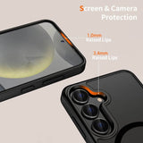 Magsafe Калъф за Samsung S25 FE, Tech-Protect MagMat Case, Черен (3)