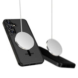 Magsafe Калъф за Samsung S25 FE, Tech-Protect MagMat Case, Черен (2)
