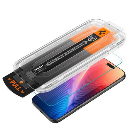 Стъклен Протектор за iPhone Air, Spigen EZ Fit Pro Glass tR, Прозрачен (6)
