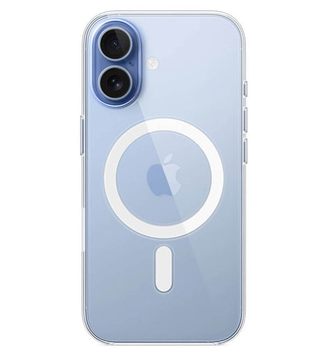 Оригинален Калъф за iPhone 17, Clear Magsafe Case MGF24ZM/A, Прозрачен (4)