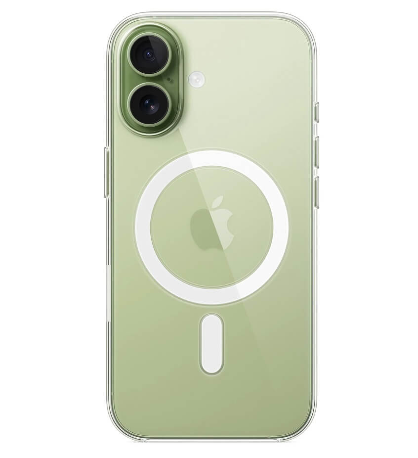 Оригинален Калъф за iPhone 17, Clear Magsafe Case MGF24ZM/A, Прозрачен (3)