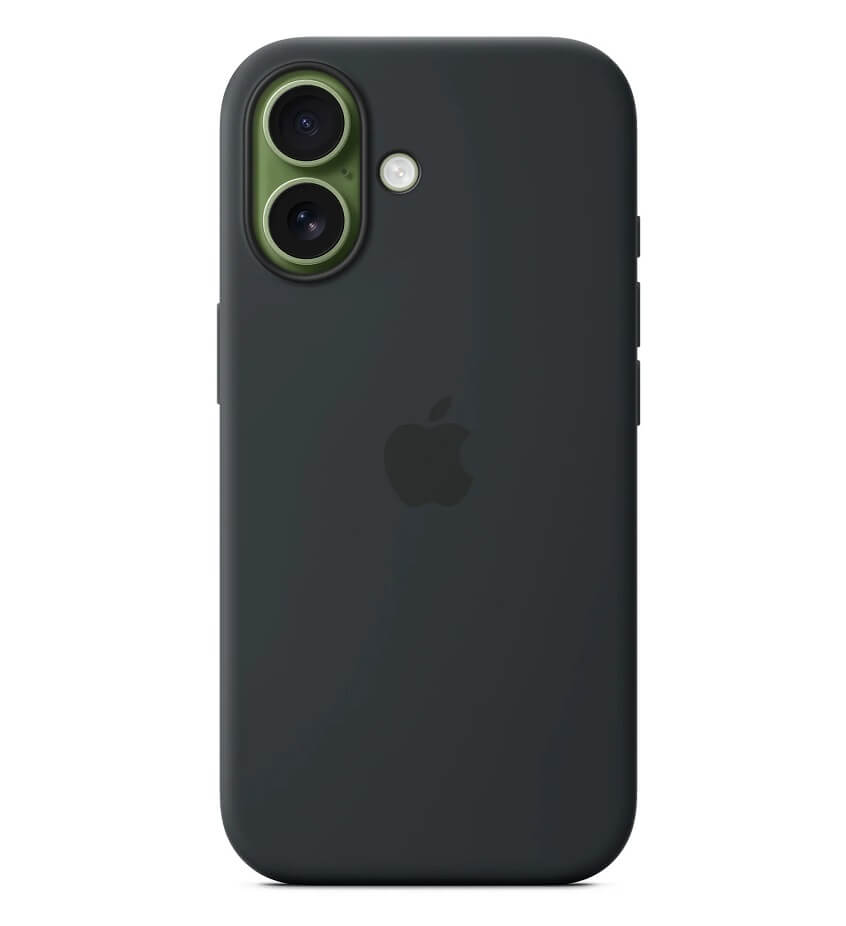 Оригинален Силиконов Калъф за iPhone 17, Silicone Magsafe Case MGF14ZM/A, Черен (2)