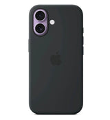 Оригинален Силиконов Калъф за iPhone 17, Silicone Magsafe Case MGF14ZM/A, Черен