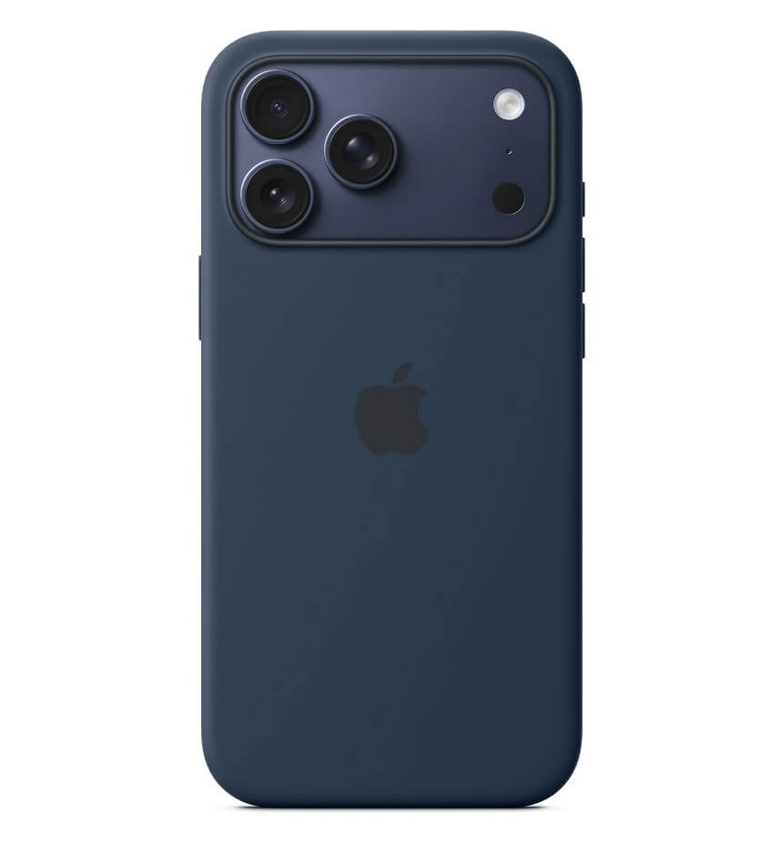 Оригинален Силиконов Калъф за iPhone 17 Pro Max, Silicone Magsafe Case MGFP4ZM/A, Тъмно Син (3)