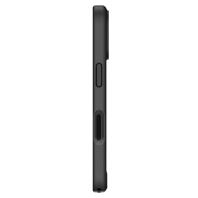 Противоударен Калъф за iPhone 17, Spigen Ultra Hybrid Matte Case, Черен (3)