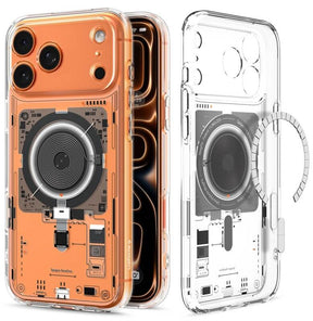 Magsafe Калъф за iPhone 17 Pro Max, Spigen Ultra Hybrid Neo One Case, Прозрачен