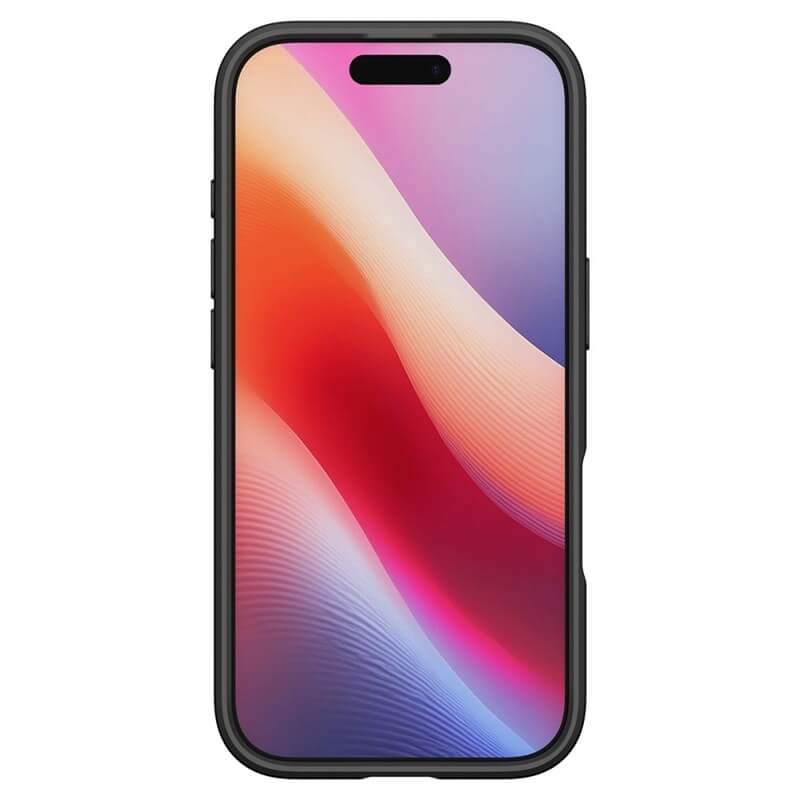 Magsafe Противоударен Калъф за iPhone 17, Spigen Ultra Hybrid Frost Case, Черен (3)