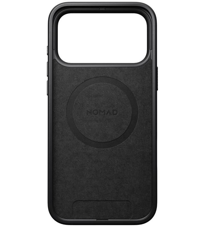 Magsafe Кожен Калъф за iPhone 17 Pro, Nomad Modern Leather Case, Черен (3)