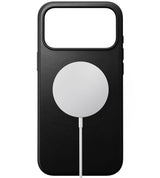 Magsafe Кожен Калъф за iPhone 17 Pro, Nomad Modern Leather Case, Черен (5)