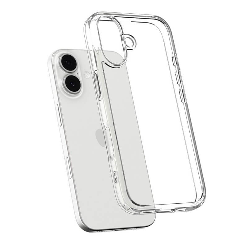 Противоударен Калъф за iPhone 17, Spigen Ultra Hybrid Case, Прозрачен (5)