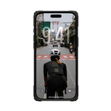Magsafe Противоударен Калъф за iPhone 17 Pro Max, UAG Plasma XTE Case Black-Orange, Черен (6)