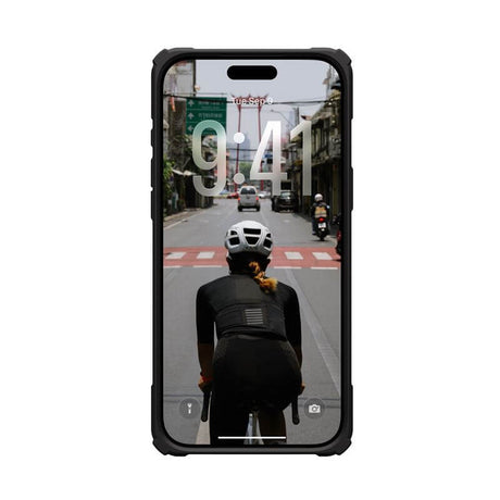 Magsafe Противоударен Калъф за iPhone 17 Pro Max, UAG Plasma XTE Case Black-Orange, Черен (6)
