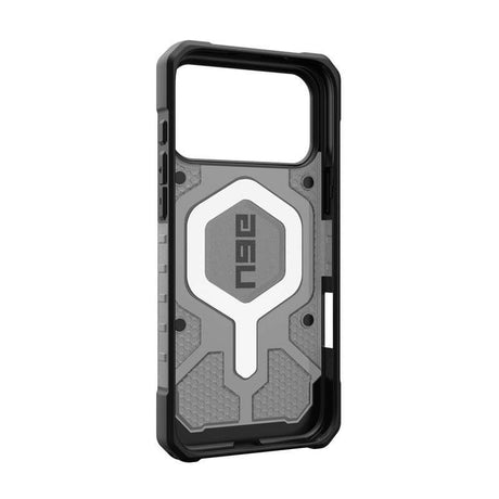 Magsafe Противоударен Калъф за iPhone 17 Pro, UAG Pathfinder Clear Ash/Black Case, Черен (8)