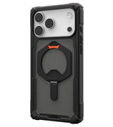 Magsafe Противоударен Калъф за iPhone 17 Pro Max, UAG Plasma XTE Case Black-Orange, Черен (3)