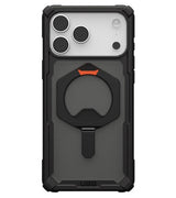 Magsafe Противоударен Калъф за iPhone 17 Pro Max, UAG Plasma XTE Case Black-Orange, Черен (2)