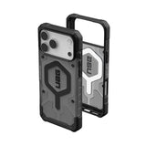 Magsafe Противоудрен Калъф за iPhone 17 Pro Max, UAG Pathfinder Clear Ash/Black Case, Черен (4)