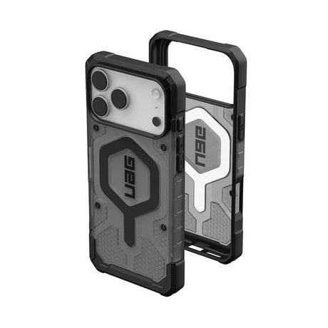 Magsafe Противоудрен Калъф за iPhone 17 Pro Max, UAG Pathfinder Clear Ash/Black Case, Черен (4)