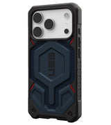 Magsafe Противоударен Калъф за iPhone 17 Pro, UAG Monarch Pro Kevlar Case Mallard, Син (2)