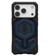 Magsafe Противоударен Калъф за iPhone 17 Pro, UAG Monarch Pro Kevlar Case Mallard, Син
