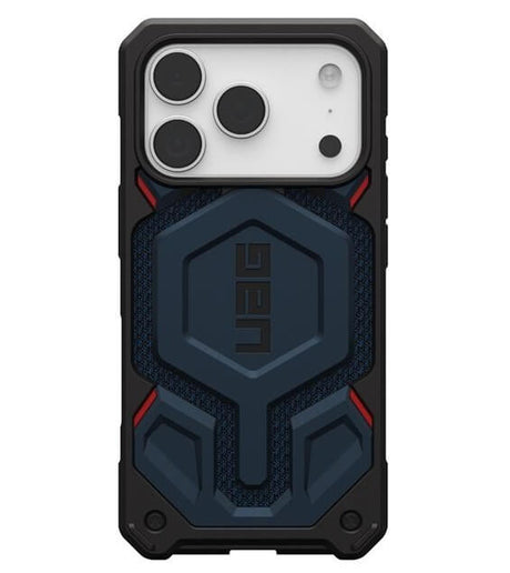 Magsafe Противоударен Калъф за iPhone 17 Pro, UAG Monarch Pro Kevlar Case Mallard, Син