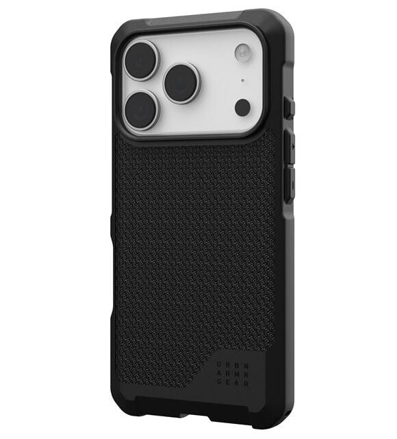Magsafe Противоударен Калъф за iPhone 17 Pro, UAG Metropolis Kevlar LT Case, Черен (2)