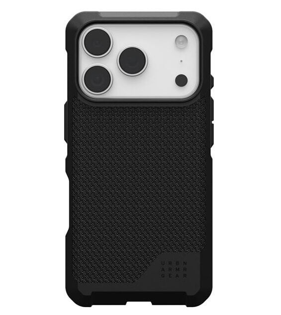 Magsafe Противоударен Калъф за iPhone 17 Pro, UAG Metropolis Kevlar LT Case, Черен