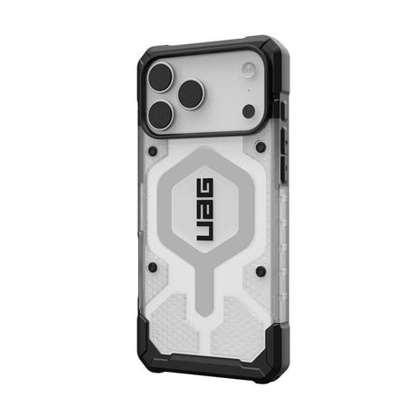 Magsafe Противоударен Калъф за iPhone 17 Pro, UAG Pathfinder Clear Ice/Silver Case, Черен (11)