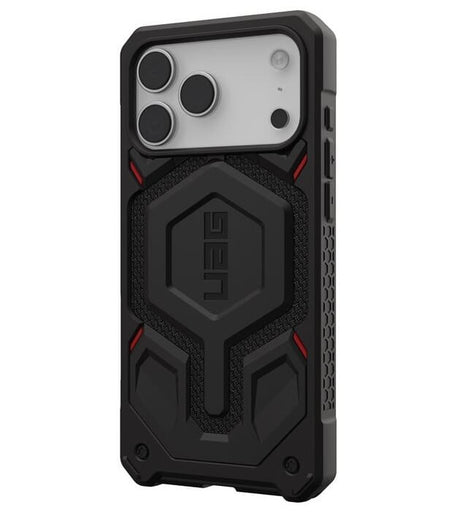 Magsafe Противоударен Калъф за iPhone 17 Pro, UAG Monarch Pro Kevlar Case, Черен (2)
