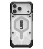 Magsafe Противоударен Калъф за iPhone 17 Pro Max, UAG Pathfinder Clear Ice/Silver Case, Черен