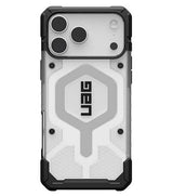 Magsafe Противоударен Калъф за iPhone 17 Pro, UAG Pathfinder Clear Ice/Silver Case, Черен