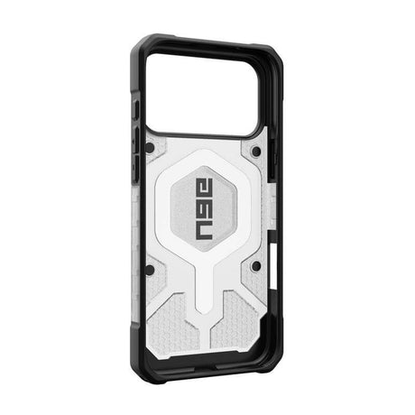 Magsafe Противоударен Калъф за iPhone 17 Pro, UAG Pathfinder Clear Ice/Silver Case, Черен (10)