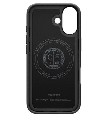 Magsafe Калъф за iPhone 17, Spigen Thin Fit Case, Черен (5)