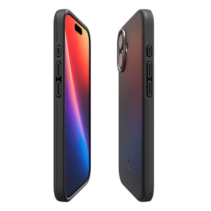 Magsafe Калъф за iPhone 17, Spigen Thin Fit Case, Черен (3)
