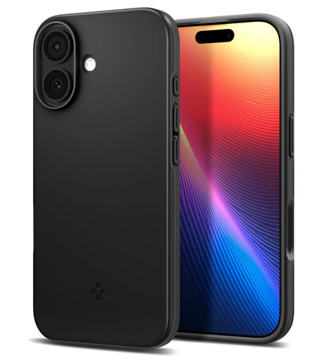 Magsafe Калъф за iPhone 17, Spigen Thin Fit Case, Черен