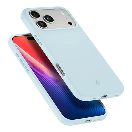 Magsafe Калъф за iPhone 17 Pro Max, Spigen Silicone Fit Case, Син (5)