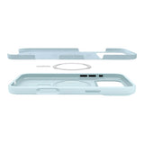 Magsafe Калъф за iPhone 17 Pro Max, Spigen Silicone Fit Case, Син (7)