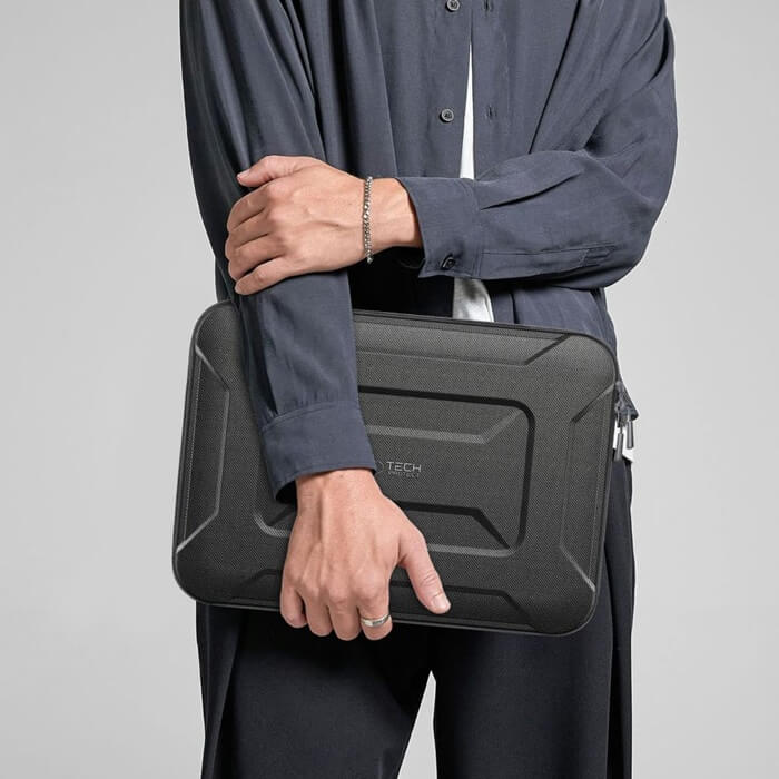 Противоударен Калъф за Лаптоп 13-14", Tech-Protect Rnger-X Tactical HardCase, Черен (9)