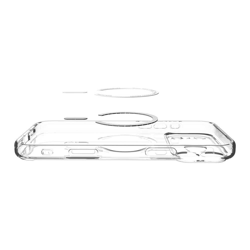 Magsafe Калъф за iPhone 17 Pro, Spigen Ultra Hybrid Case, Бял (6)